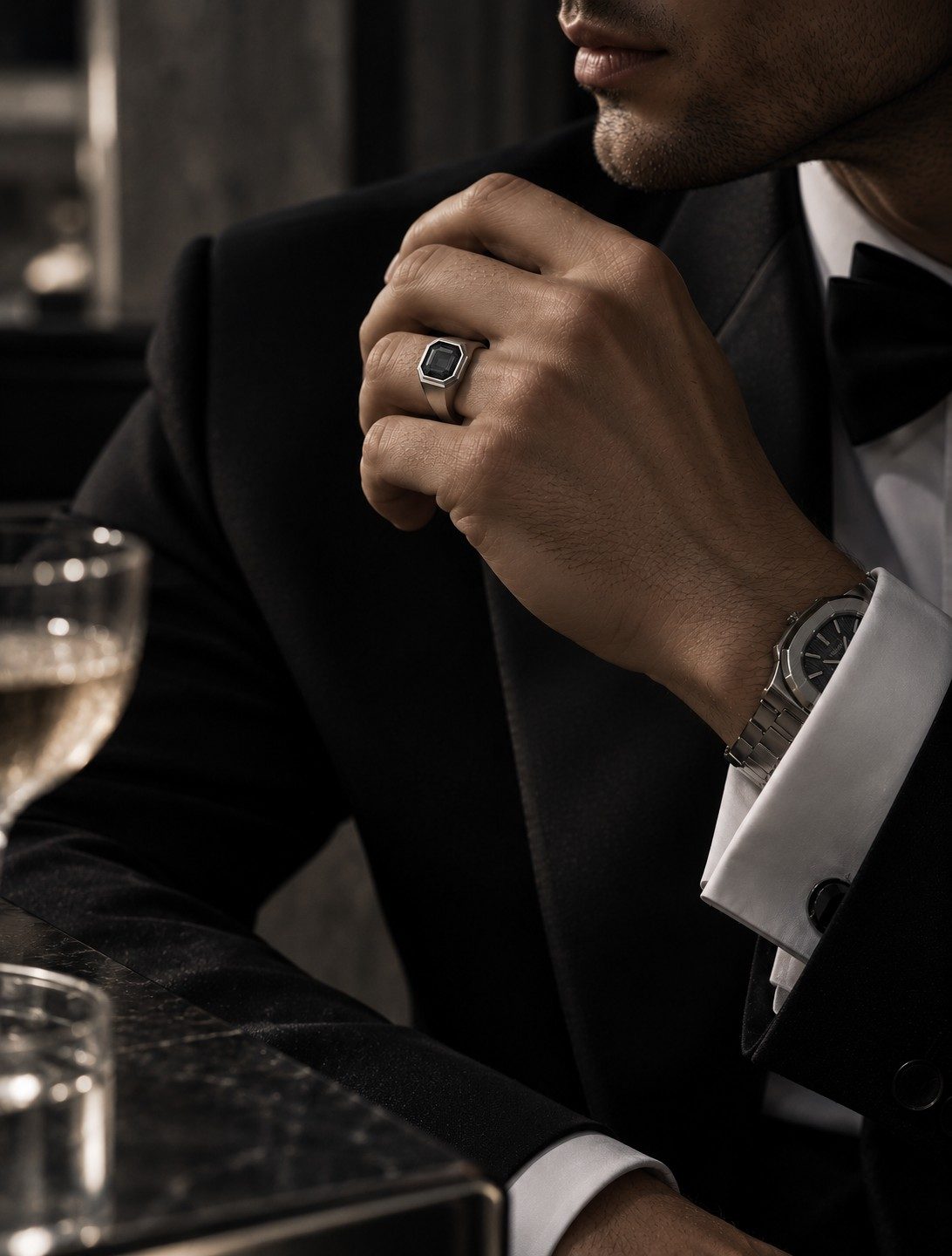 Signet Ring worn, man