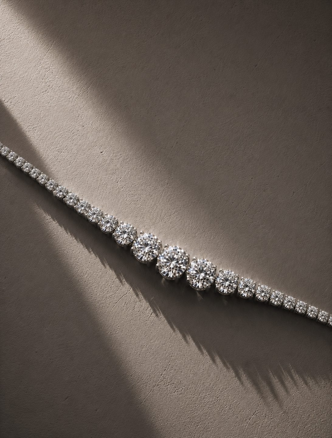 Graduated Diamond Tennis Bracelet