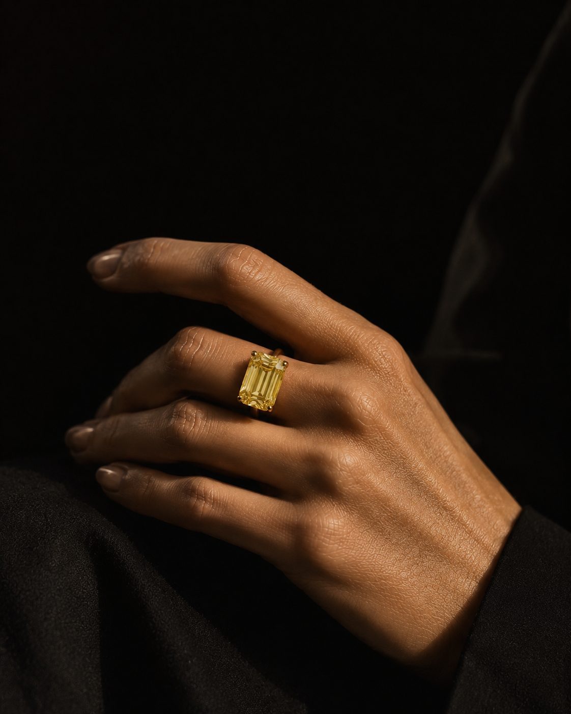 Meridian Ring worn, woman